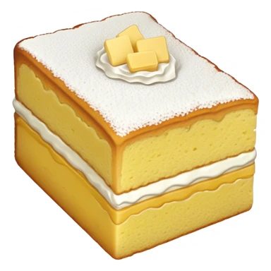 sweet slice of sponge cake sticker