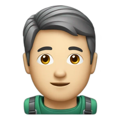 Asian Computer Research Engineer sticker