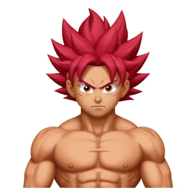 Goku super saiyan god sticker