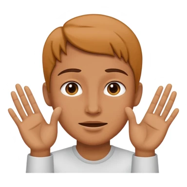 person saying noted, expressive, clear gesture sticker