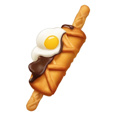 Filipino turon with icecream sticker