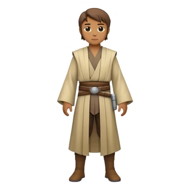 Jedi outfit fullbody sticker