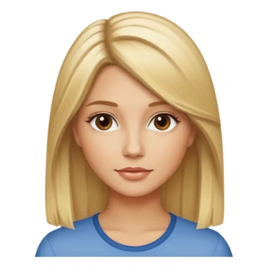 Tipos de rubio en mujer  con californianas  sticker