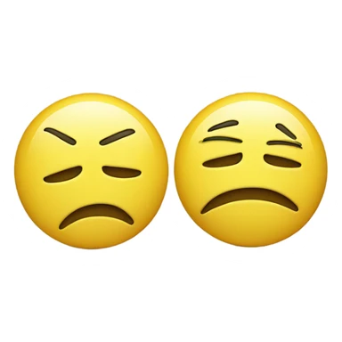 sad smiley face sticker