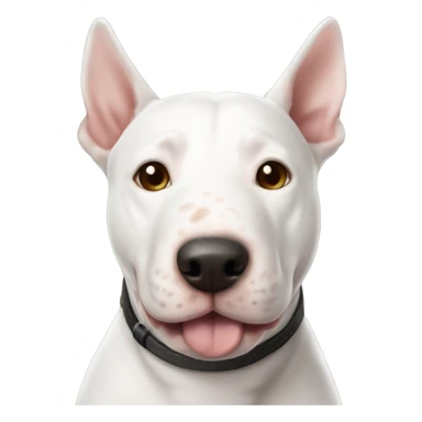 :Could you do one light brindled minanture bull terrier? I would appreciate it so much and it would be very nice to use an emoji of my dog Color is Brown and white sticker