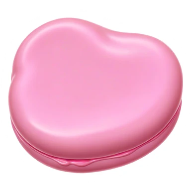 Cinematic Realistic Opaque Pink Slime, smooth and buttery with a pastel pink hue, ultra-glossy with a soft sheen, subtle folds and ridges forming as it moves, reflecting gentle highlights, glowing with a delicate, creamy texture, evoking a sense of playful satisfaction. sticker