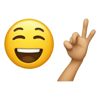 salute with laughing face sticker