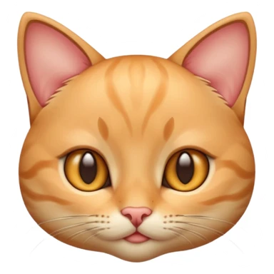 Uncanny Valley kitten face sticker