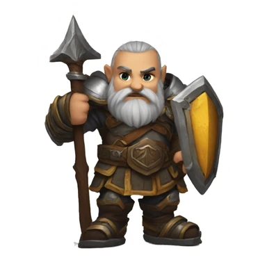 dwarf paladin wow  sticker