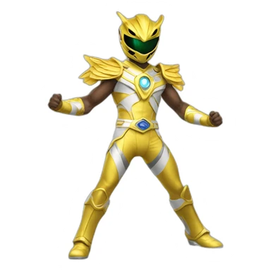 celestial dragon power ranger full body sticker