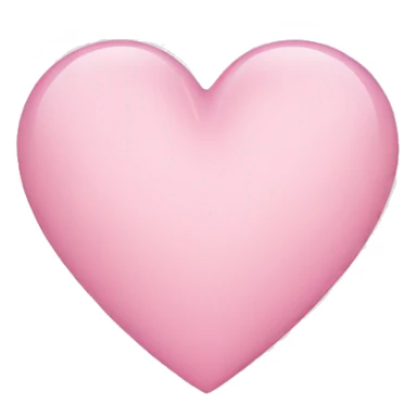 light pink heart sticker