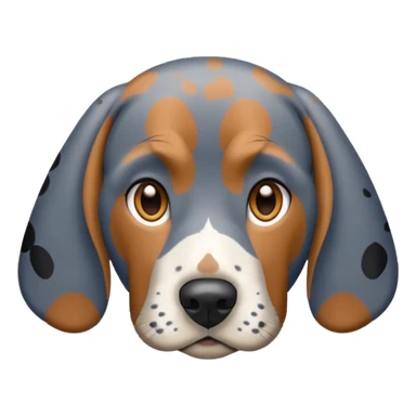 blue tick coonhound sticker