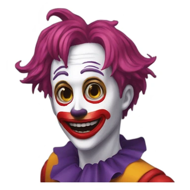 clown evangelion sticker