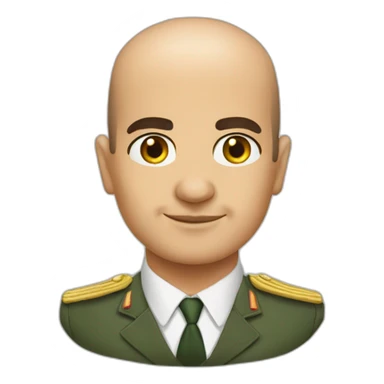 elsisi-with-big-round-bald-head sticker