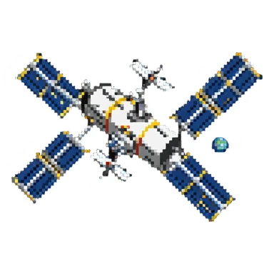 Tiangong orbital station in orbit sticker
