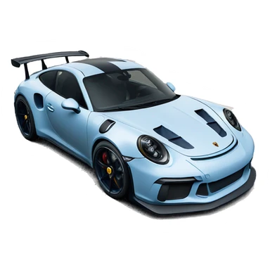 Shark blue 2024 porsche gt3  sticker