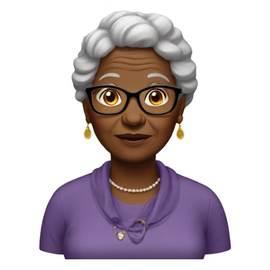 black grandma sticker