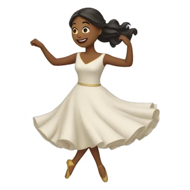 femme dansant  sticker