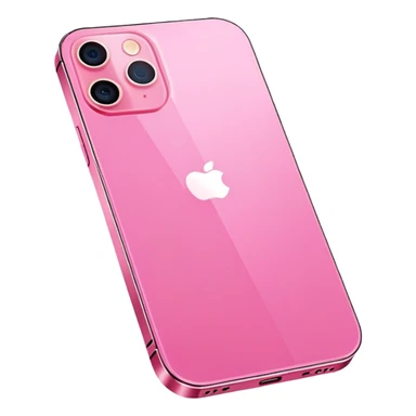 Pink iPhone 12 sticker