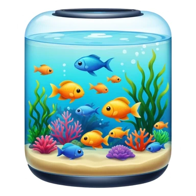 Aquarium sticker