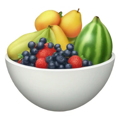 Fruit bowl sticker