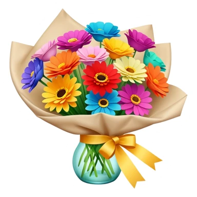 still life, flowers, tissue sticker