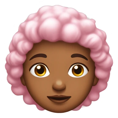 baby pink christmas sticker