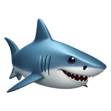 friendy shark sticker