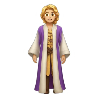 Raiponce robe sticker