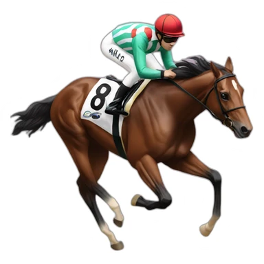 racehorse sticker