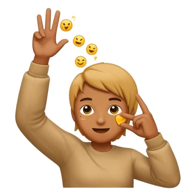 emoji dab sticker