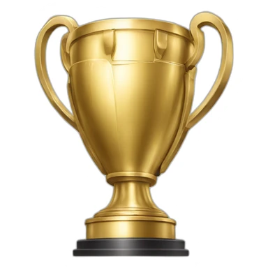 Champions league trophy sticker