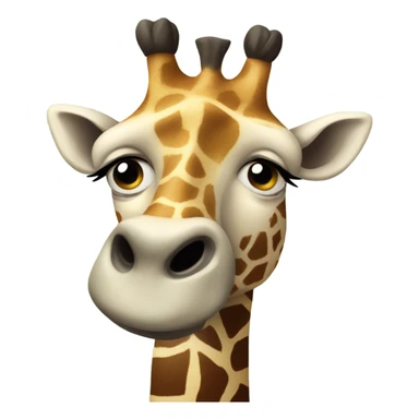 🗿face giraffe sticker