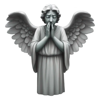 weeping angel statue  sticker