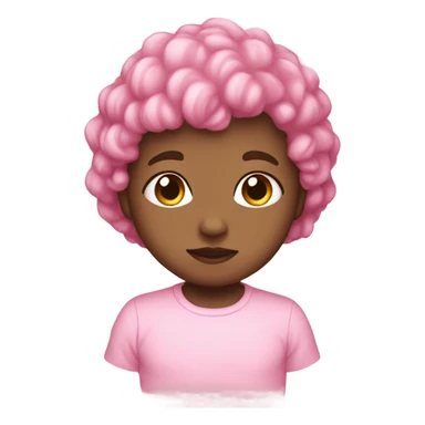 Baby pink baloin sticker