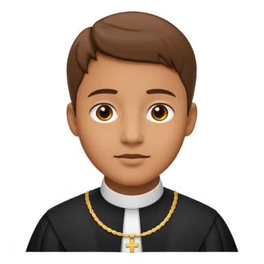 The priest who presides over the wedding sticker