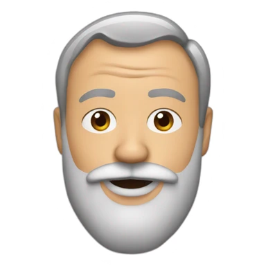 Graham norton with a beard sticker