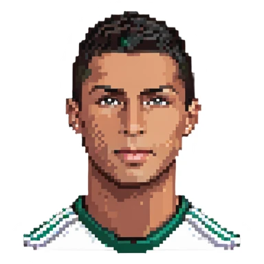 Cristiano Ronaldo's face sticker