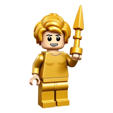 lego homme doré sticker