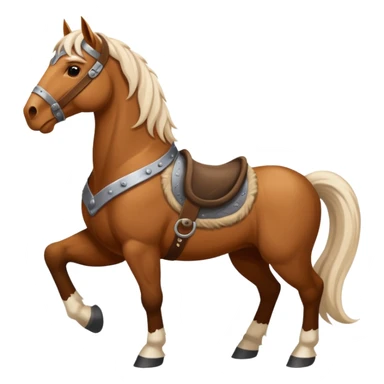 a viking horse sticker