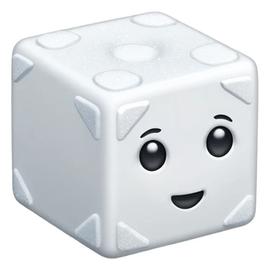 sugar cube sticker