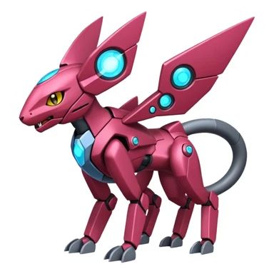 Vikavolt-Peppercat-Koraidon-Genesect-Miraidon-fusion, full body sticker