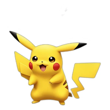 Pikachu sur une maman sticker