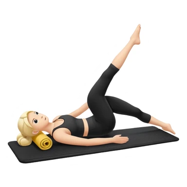pilates sports mat sticker