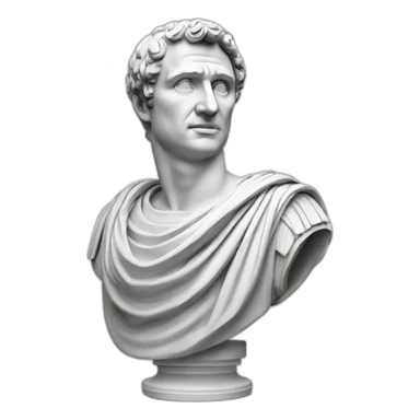 Caesar Augustus Statue sticker