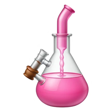 Pink bong sticker