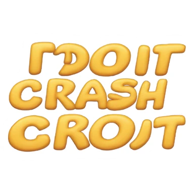 Don’t crash out sign  sticker