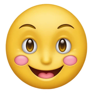 Emoji, smiley face, winking with one eye sticker