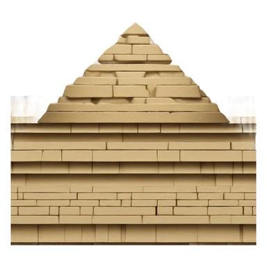 Vinyl record into Egypt pyramid sticker