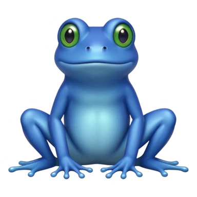 Blue Frog sticker